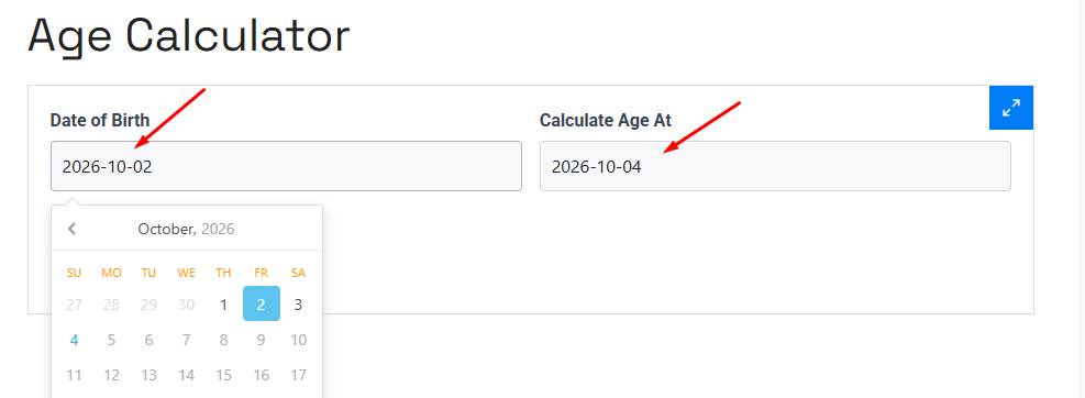 Age Calculator 2 age calculatorHow to Use the Kodenic Age Calculator